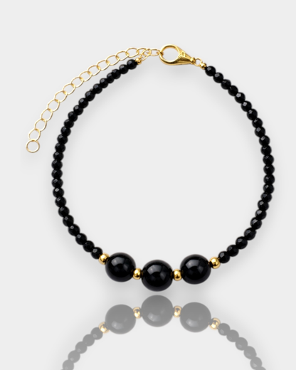 Pulsera Trino - Obsidiana