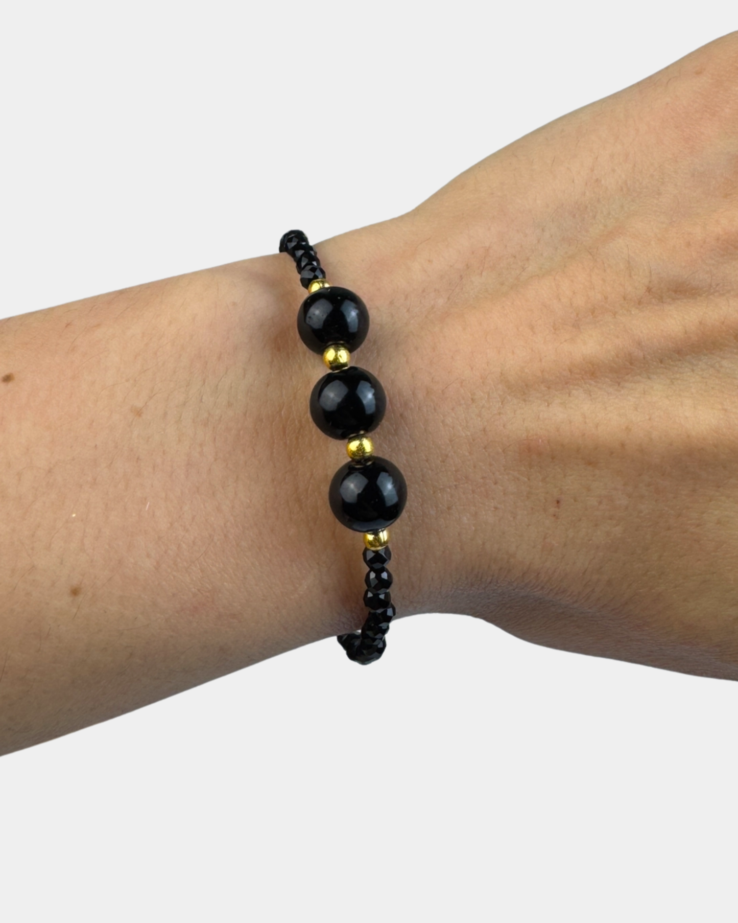 Pulsera Trino - Obsidiana