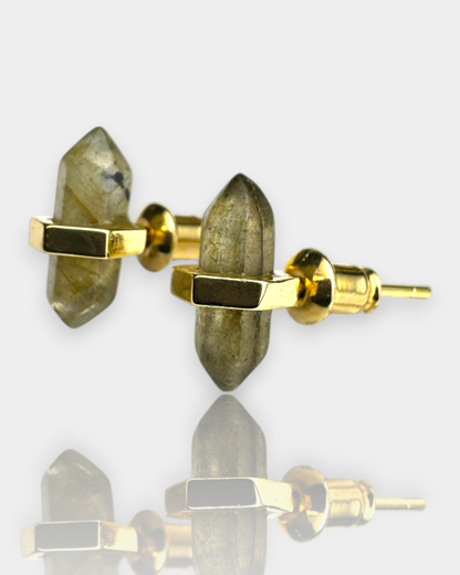 Pendientes Obelisco - Labradorita