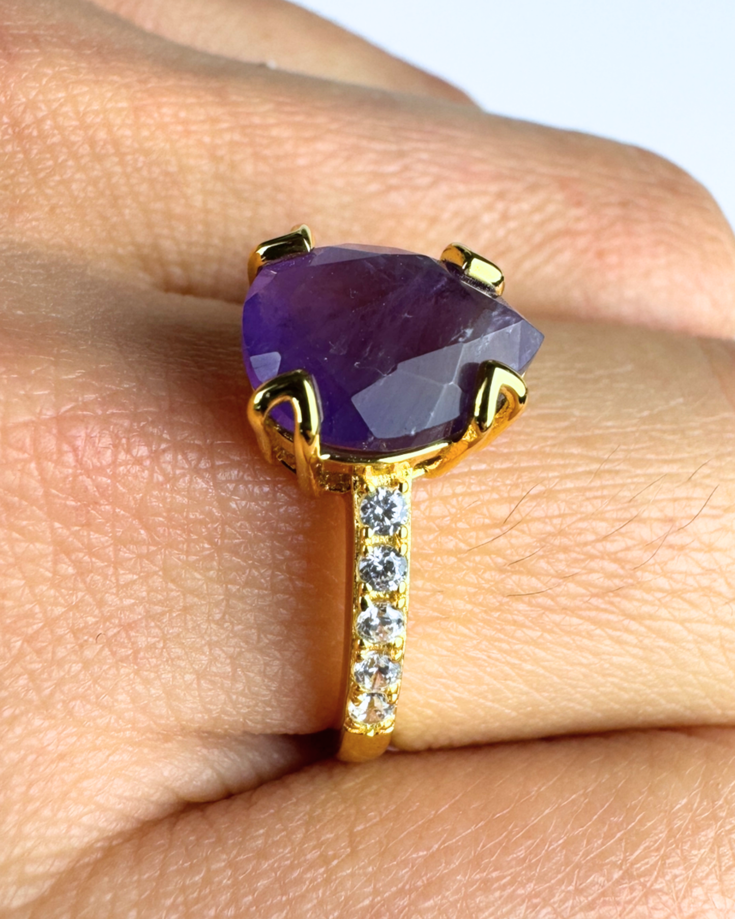 Anillo Intención - Amatista