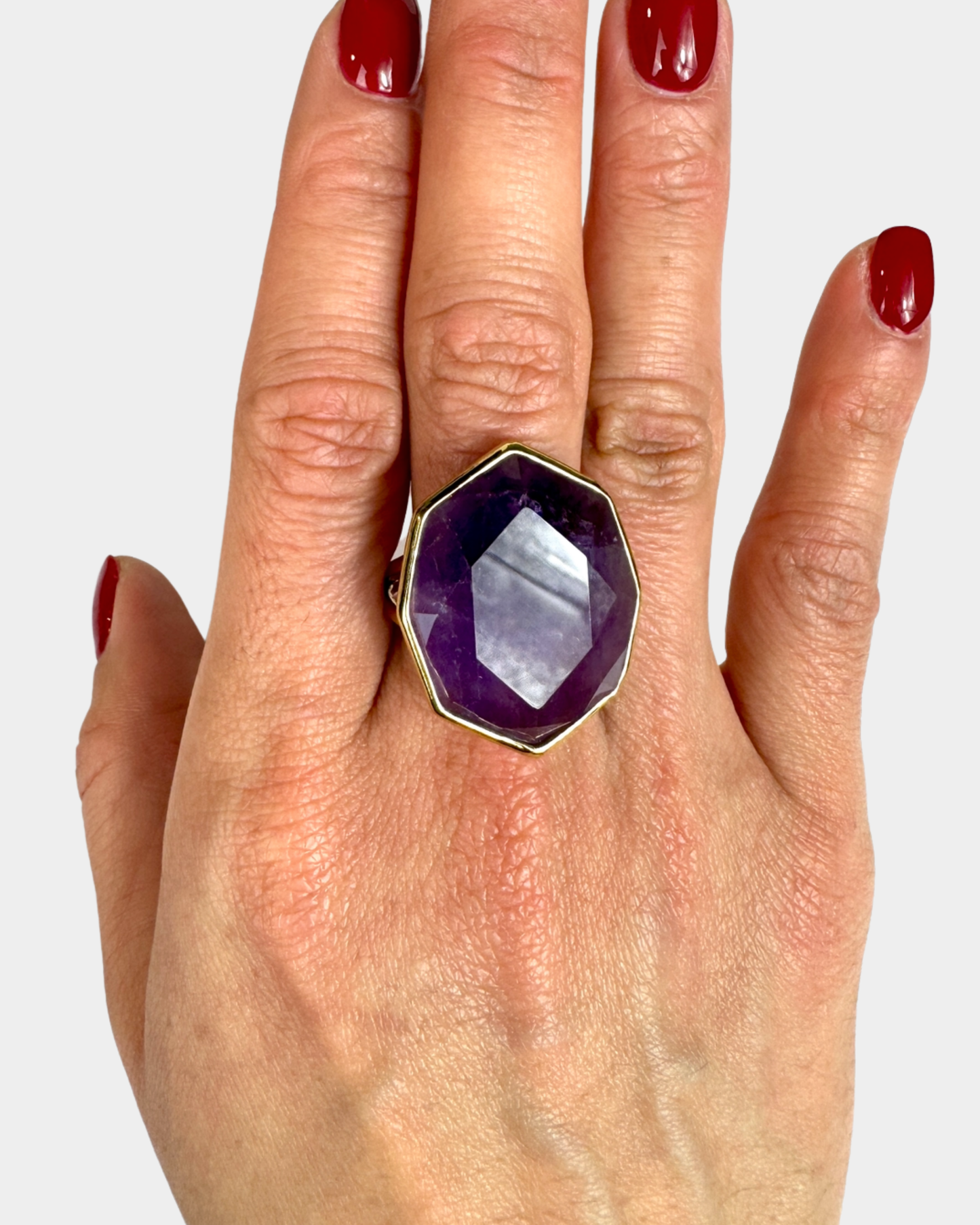 Anillo Presencia - Amatista