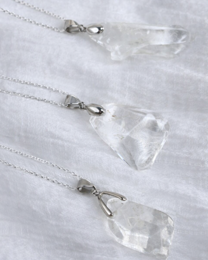 Colar Canal de Luz - Quartzo Cristal