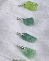 Collar Raíz Clara - Fluorita Verde