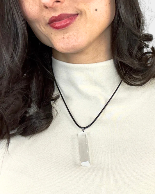 Collar Luz Purificadora - Selenita