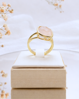 Anillo Esencia Viva - Cuarzo Rosa