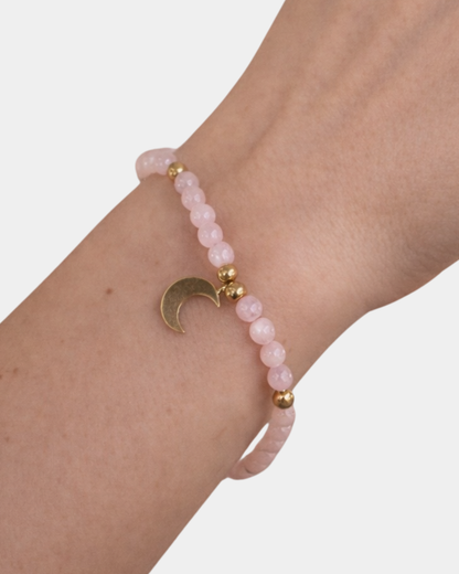 Pulseira do Amor - Quartzo Rosa
