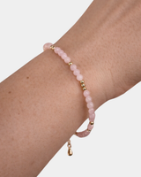 Pulsera Esencia Radiante - Cuarzo Rosa
