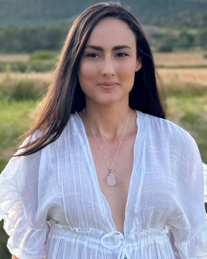 Collar Canal de Luz - Cuarzo Cristal