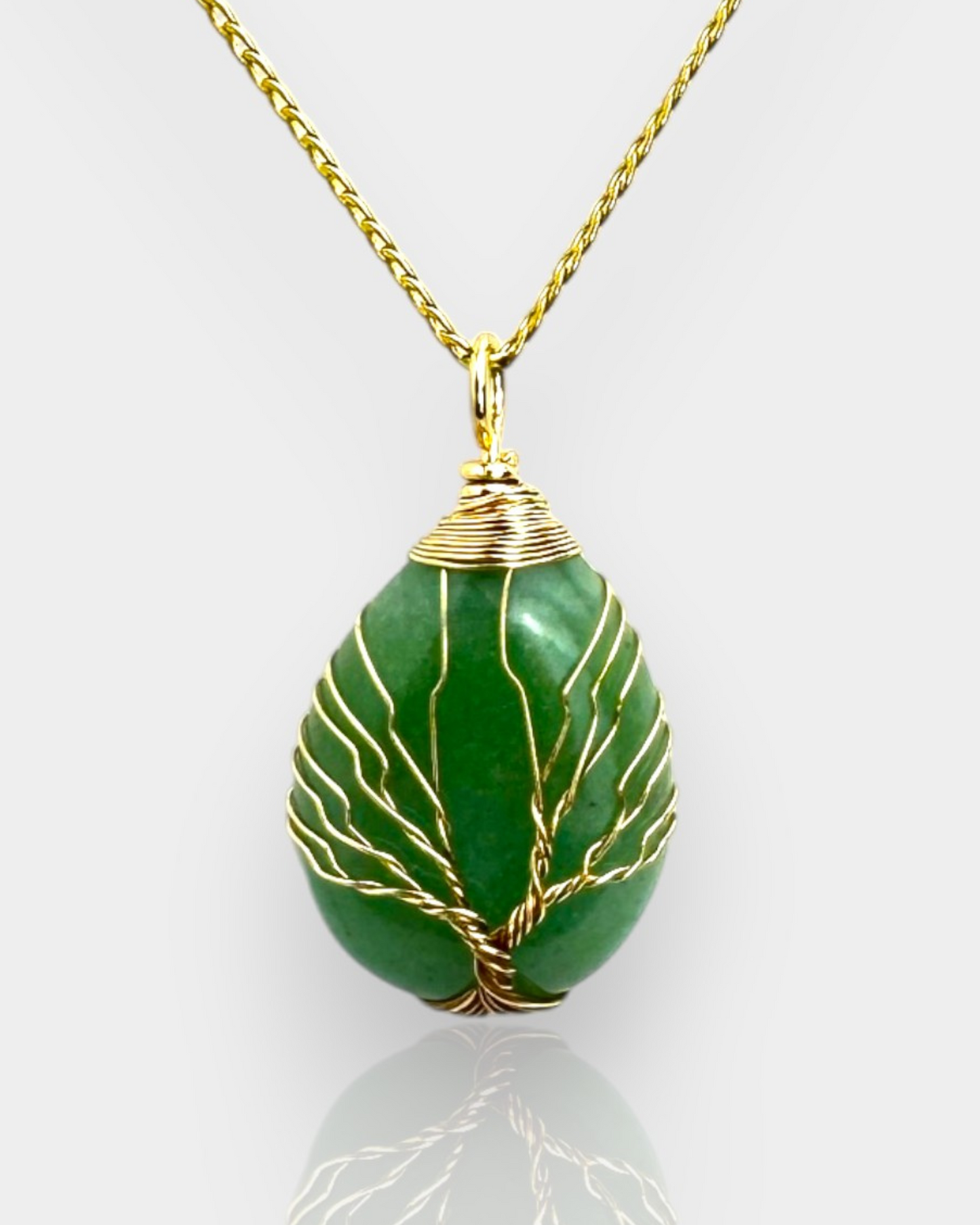 Collar Árbol de la Vida - Aventurina Verde