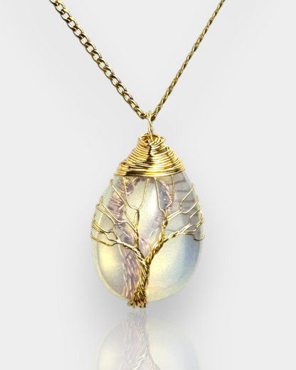 Collar Árbol de la Vida - Opalita