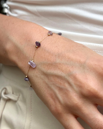 Pulsera Senda Dorada - Amatista