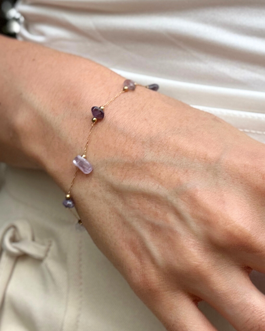 Pulsera Senda Dorada - Amatista