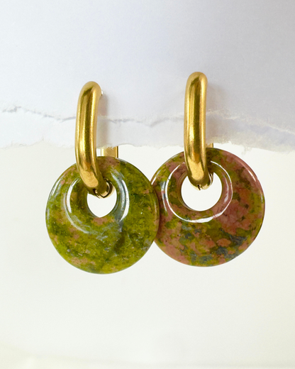 Pendientes Círculo de Luz - Unakita
