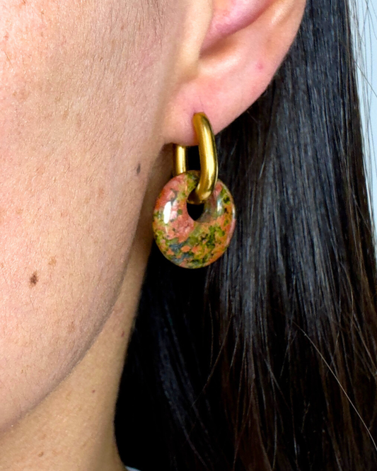 Pendientes Círculo de Luz - Unakita