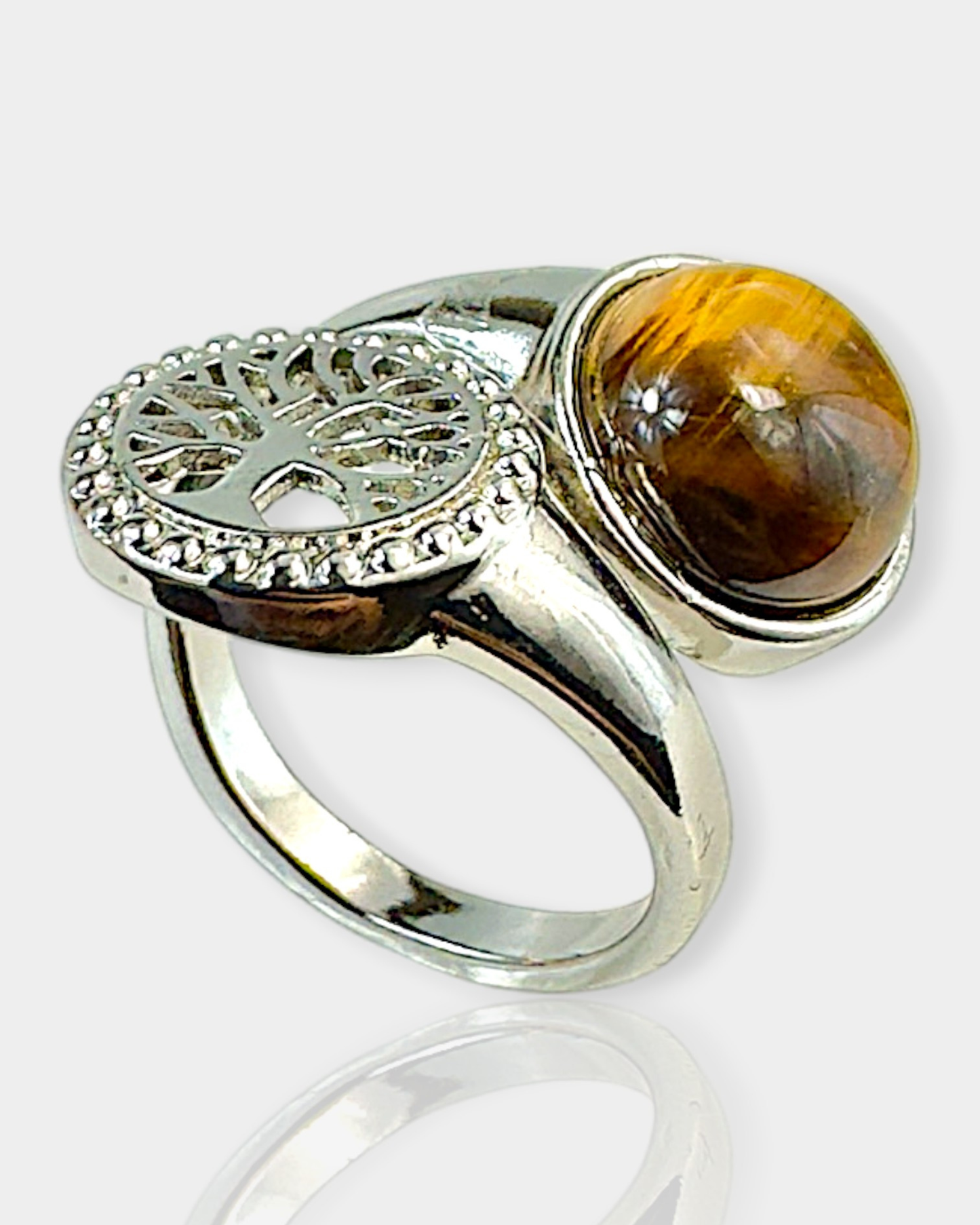 Anillo Portal de Luz - Ojo de Tigre