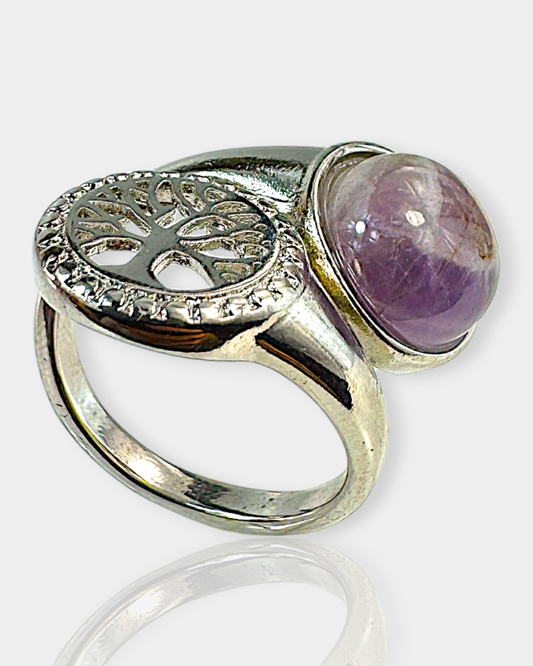 Anillo Portal de Luz - Amatista