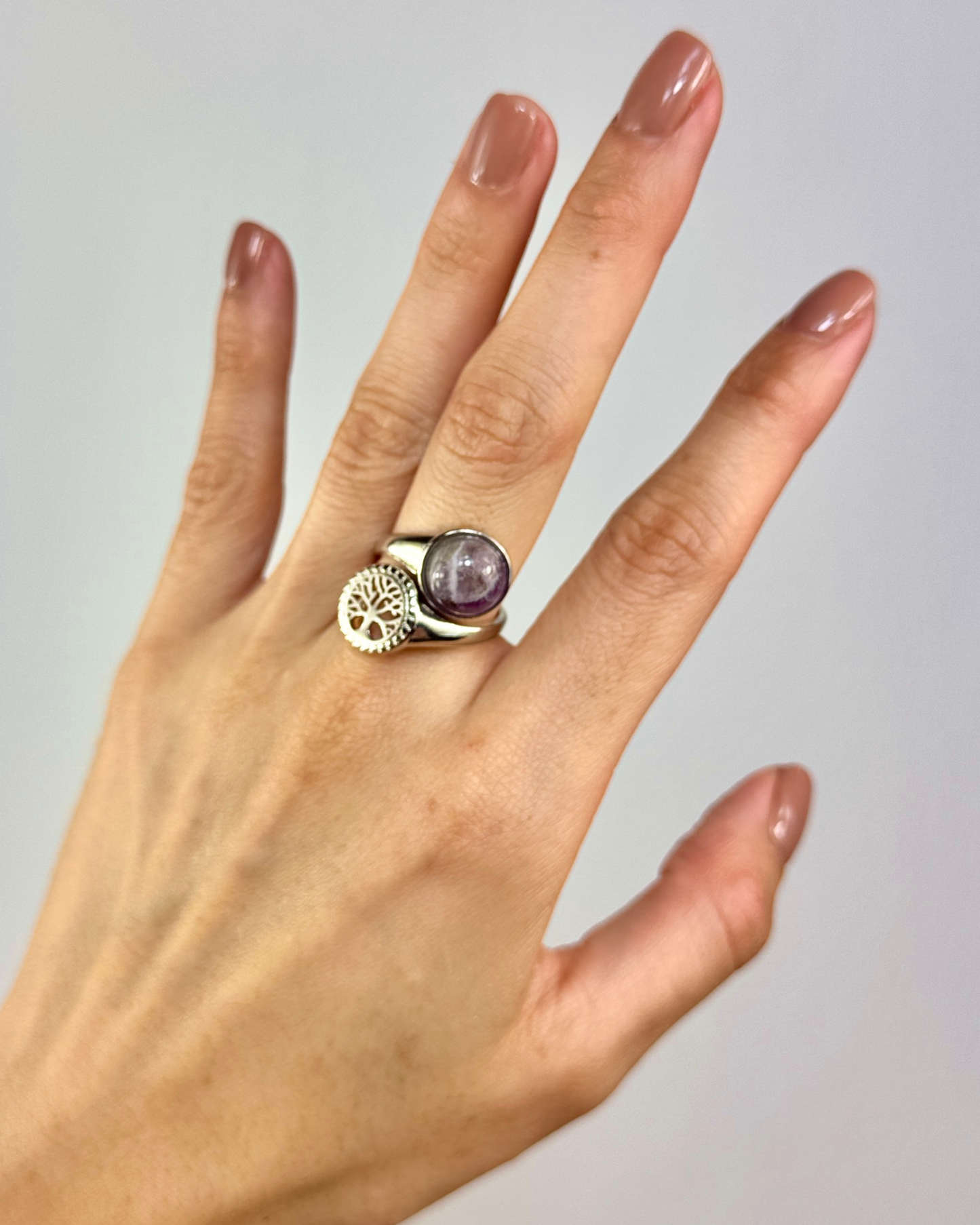 Anillo Portal de Luz - Amatista