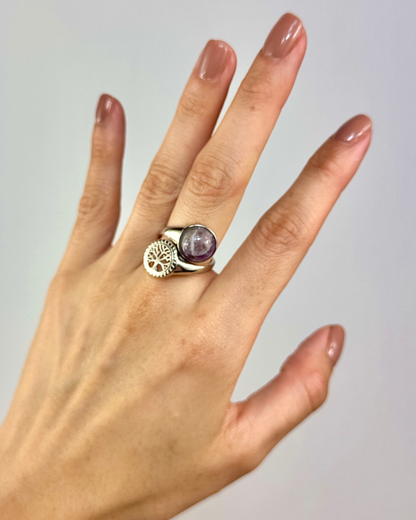 Anillo Portal de Luz - Amatista