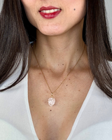 Collar Brillo Interior - Cuarzo Cristal