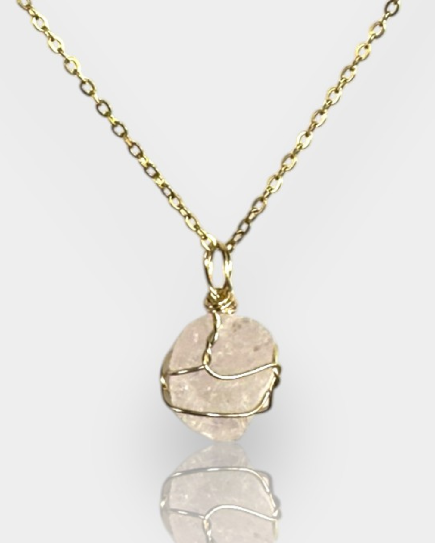 Collar Brillo Interior - Cuarzo Cristal