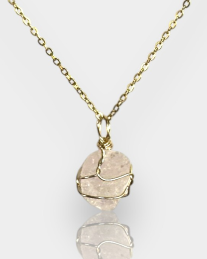 Collar Brillo Interior - Cuarzo Cristal