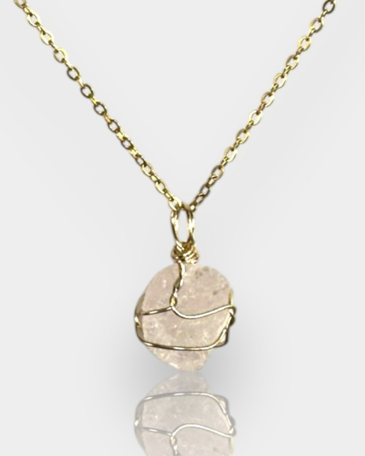 Collar Brillo Interior - Cuarzo Cristal