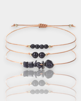 Pulseras Trío de Luz - Ónix