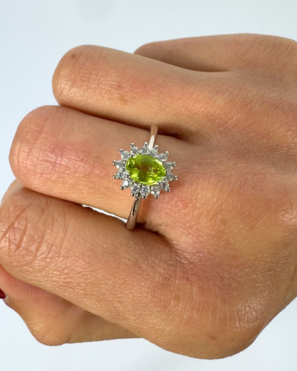 Anillo Renacer Verde- Peridoto