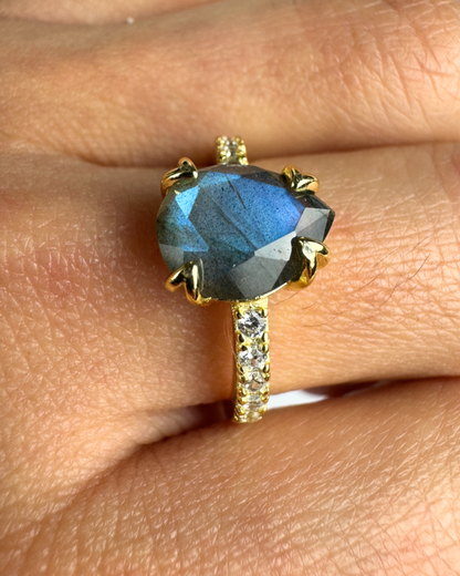 Anillo Intención - Labradorita