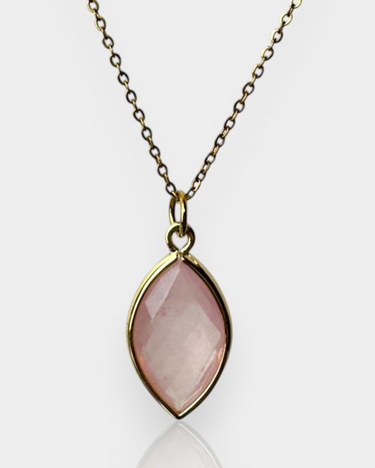 Collar Luz Serena - Cuarzo Rosa