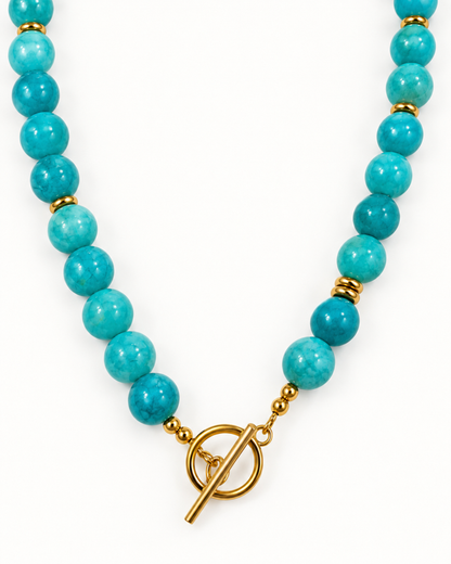 Conjunto Aurora Apatita Azul